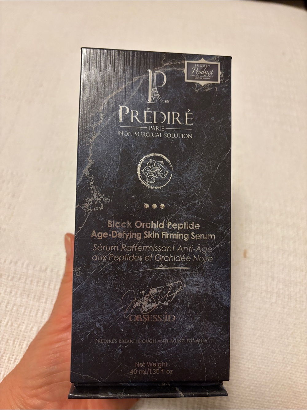 Prédiré Black Orchid Peptide Age-Defying Skin Firming Serum - Black